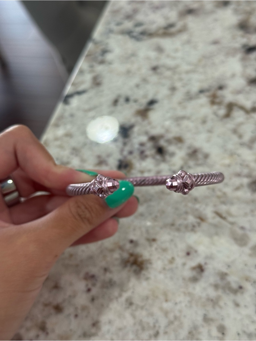 David Yurman Pink Aluminum Bracelet - Picture 2 of 4